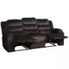 Willow Brown Living Room Set with Dual Recliner
