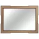 Eave Brown Rectangular Wall Mirror