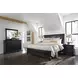 Oxford Black 2 Drawer Nightstand