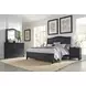 Oxford Black 2 Drawer Nightstand
