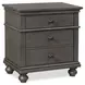 Oxford Peppercorn 2 Drawer Nightstand