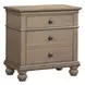 Oxford Tan 2 Drawer Nightstand
