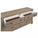 Oxford Tan 6 Drawer Dresser
