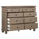 Oxford Tan 8 Drawer Chesser
