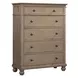 Oxford Tan 5 Drawer Chest