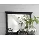 Oxford Black Rectangular Dresser Mirror