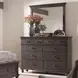 Oxford Peppercorn Rectangular Dresser Mirror