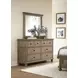 Oxford Tan Rectangular Dresser Mirror
