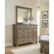 Oxford Tan Rectangular Dresser Mirror