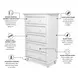 Riviera Blanc 5 Drawer Chest