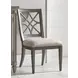 Savona Versaille Painted Upholstered Genieve Side Chair Set of 2