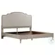 Provence Linen California King Upholstered Bed with USB Charging