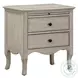 Provence Linen 2 Drawer Nightstand