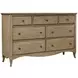 Provence Patine 7 Drawer Dresser