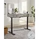 Zane Parchment 60" Lift Desk with USB Charging