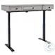 Zane Parchment 60" Lift Desk with USB Charging