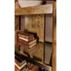 Melange Rich Golden Brown Romano Etagere with LED