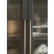 Alexander Midnight Pier 2 Door Display Cabinet with LED Lighting