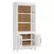 Alexander White 2 Door Bookcase