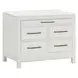 Alexander White Workstation 5 Drawer Combo File Cabinet