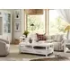 Alexander White Rectangular Cocktail Table