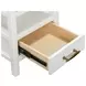 Alexander White Rectangular Chairside Table