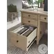 Emerson Light Elm 66" Executive Desk