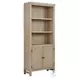 Emerson Light Elm 1 Door Bookcase