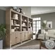 Emerson Light Elm 1 Door Bookcase