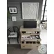 Emerson Light Elm Workstation 3 Drawer Combo File Cabinet