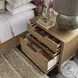 Cyrus Almond Bisque 2 Drawer Nightstand