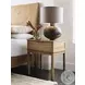 Cyrus Almond Bisque 1 Drawer Nightstand