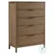 Cyrus Almond Bisque 5 Drawer Chest