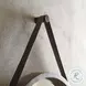 Cyrus Almond Bisque Round Bedroom Mirror