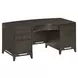 Sutton French Roast 66" Executive Desk
