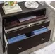 Sutton French Roast Workstation 3 Drawer Combo File Cabinet