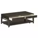 Sutton French Roast Rectangular Cocktail Table