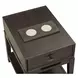Sutton French Roast Rectangular Chairside Table