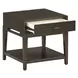 Sutton French Roast Square End Table