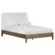 Olivia Sunkissed Beige Queen Upholstered Platform Bed