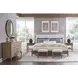 Olivia Sunkissed Beige Upholstered Platform Bedroom Set