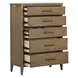 Olivia Sunkissed Beige Upholstered Platform Bedroom Set