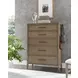 Olivia Sunkissed Beige 6 Drawer Chest