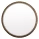 Olivia Sunkissed Beige Round Dresser Mirror