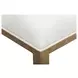 Olivia White Upholstered Bed Bench