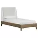 Olivia Sunkissed Beige Youth Upholstered Platform Bed