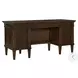 Jackson Turkish Coffee 62" Executive Desk and USB Charging