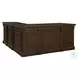Jackson Turkish Coffee 72" L Shaped Desk and USB Charging