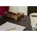 Jackson Turkish Coffee 72" L Shaped Desk and USB Charging