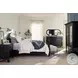 Caroline Soft Black Poster Bedroom Set